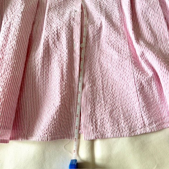Cotton Pink with white stripes dress - Picture 10 of 14
